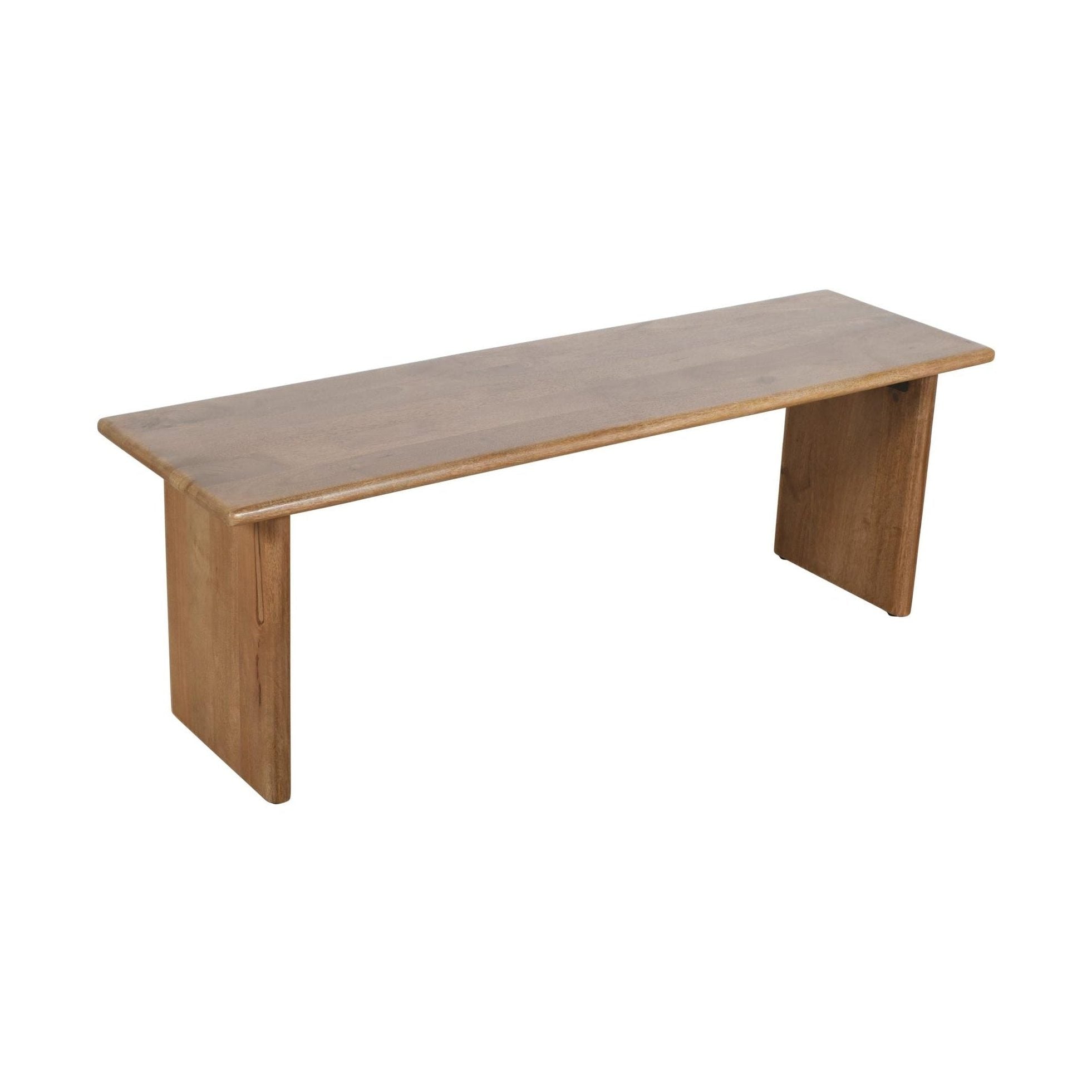 Burke Solid Wood Slab Bench