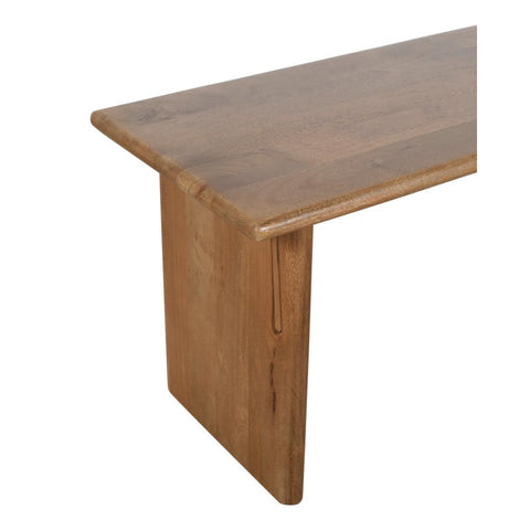 Burke Solid Wood Slab Bench