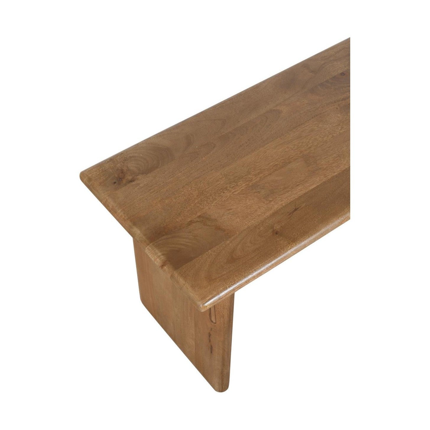 Burke Solid Wood Slab Bench