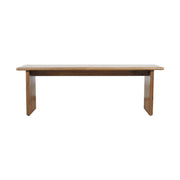 Burke Solid Wood Slab Bench