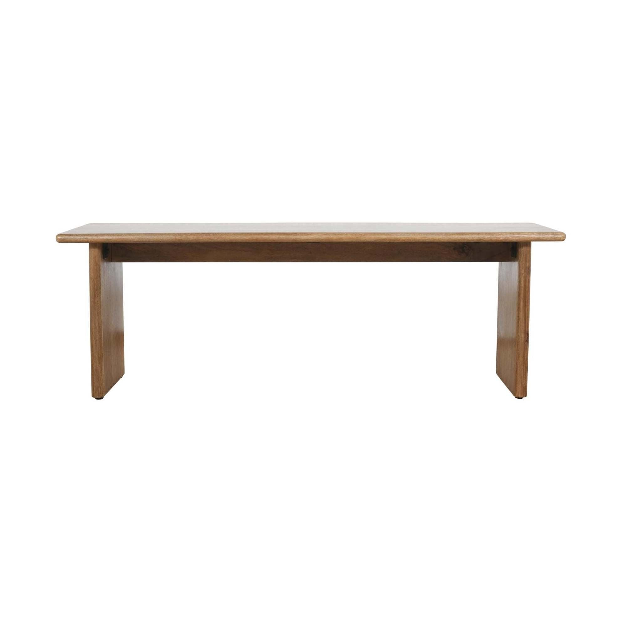 Burke Solid Wood Slab Bench