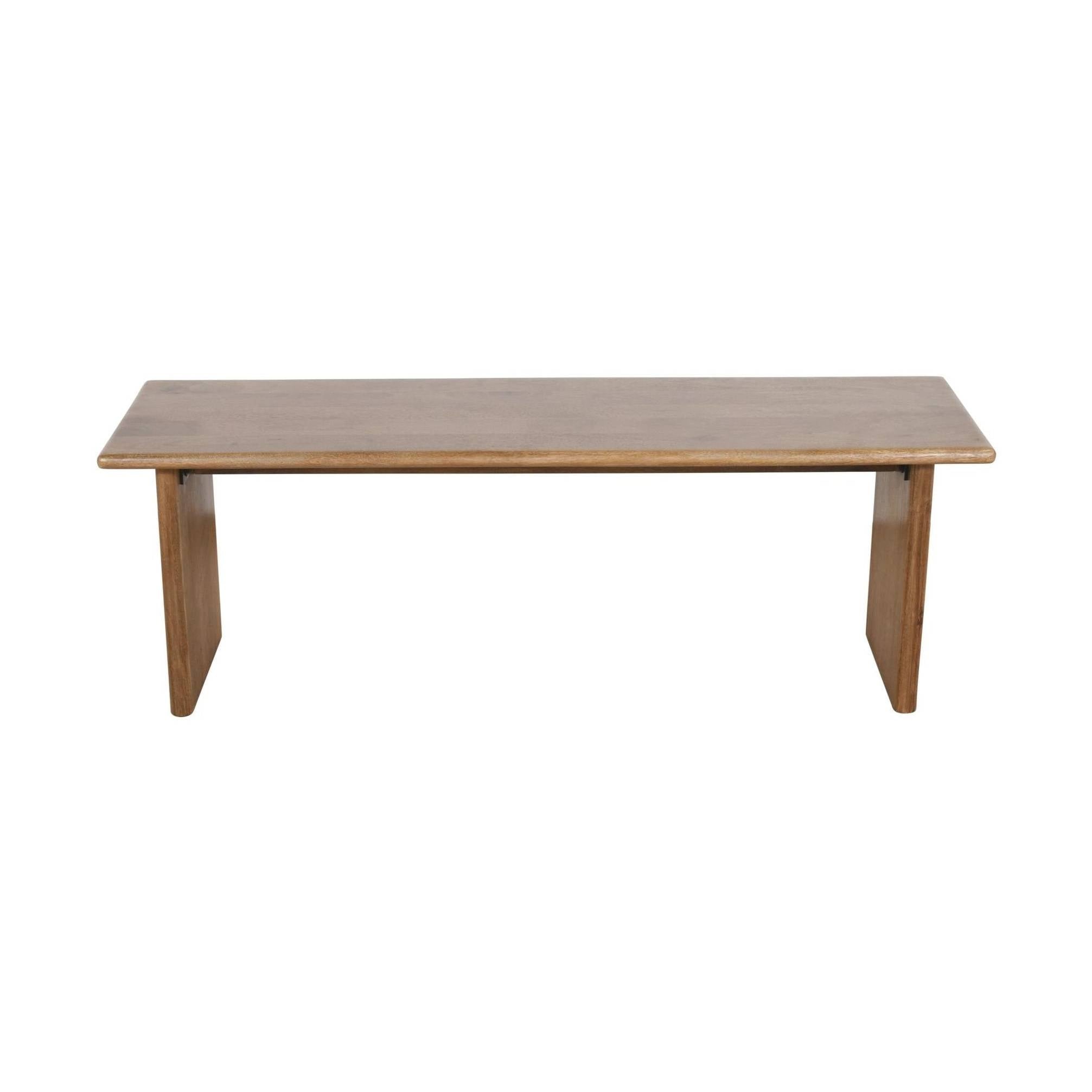 Burke Solid Wood Slab Bench