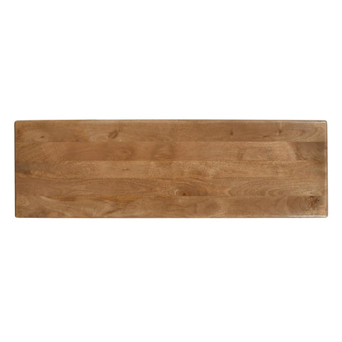 Burke Solid Wood Slab Bench