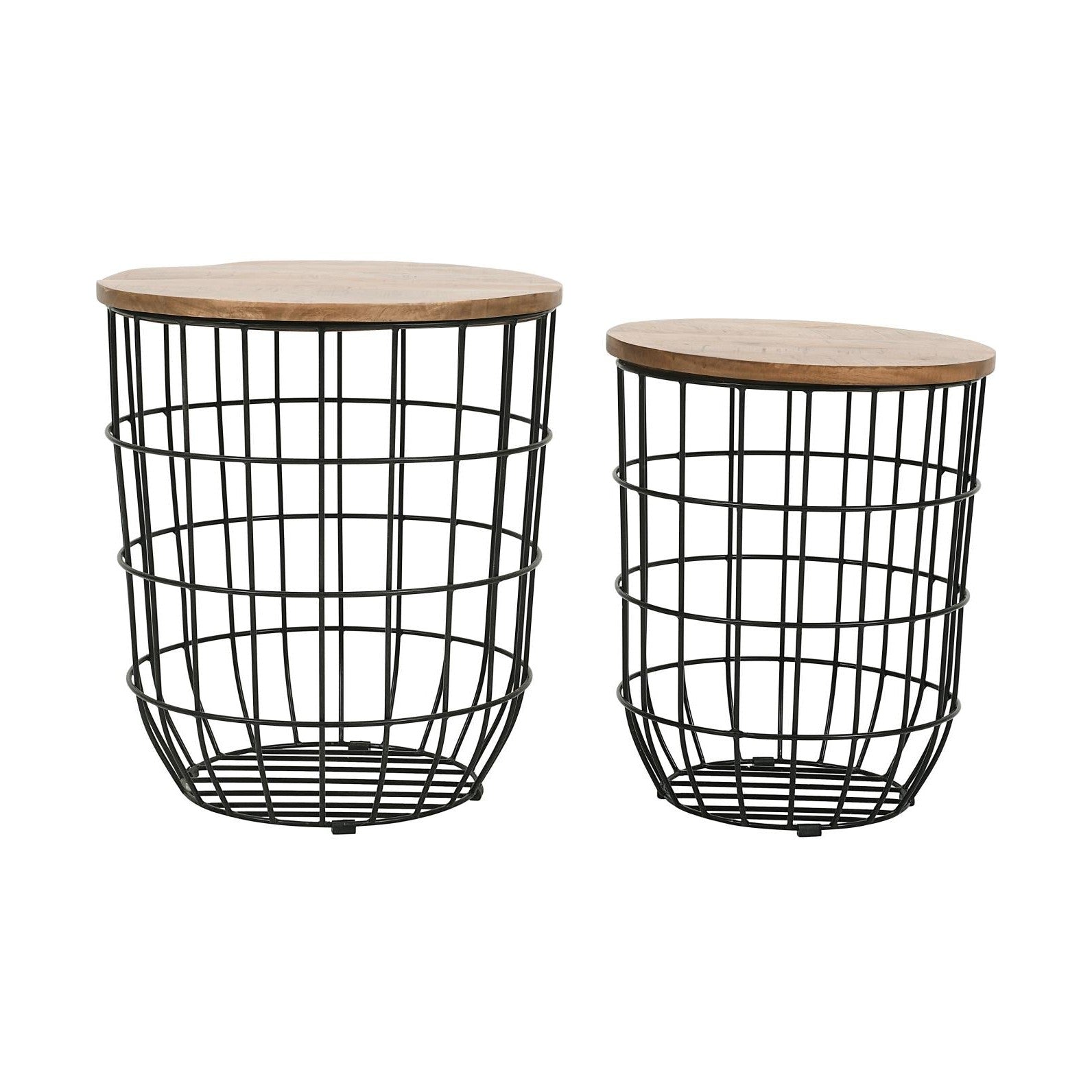 Rondo Nesting End Table - Black