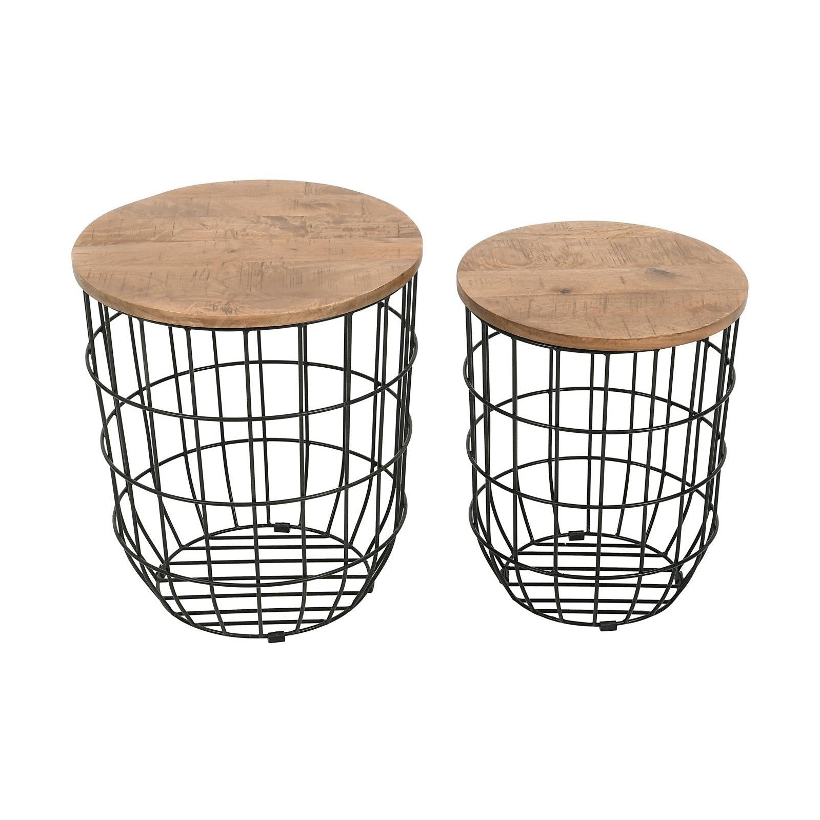 Rondo Nesting End Table - Black