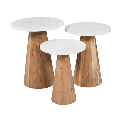 Nolan Table Set 3pc - Natural