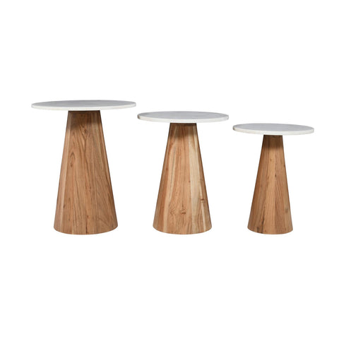 Nolan Table Set 3pc - Natural