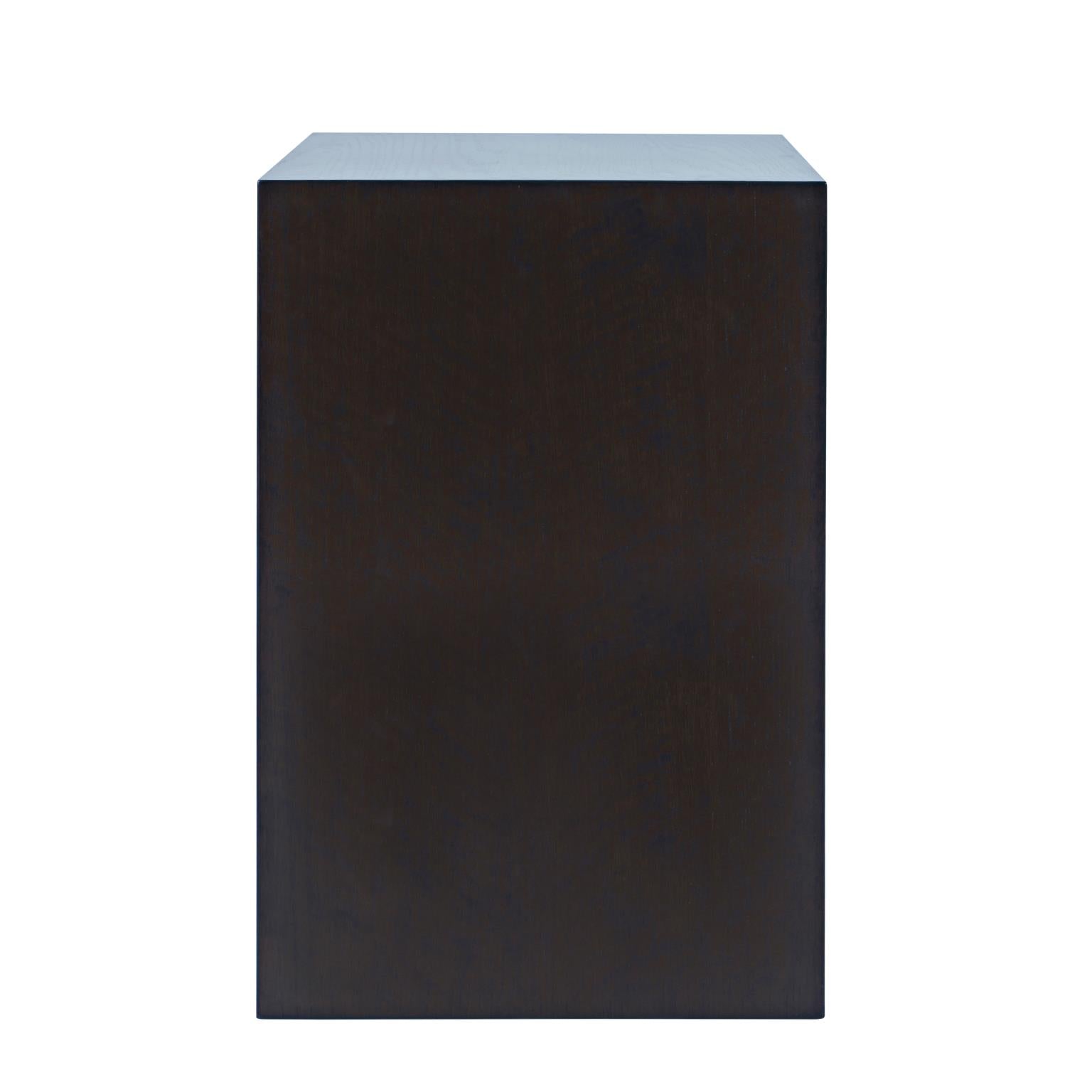 Soho C-Shaped Accent Table – Espresso
