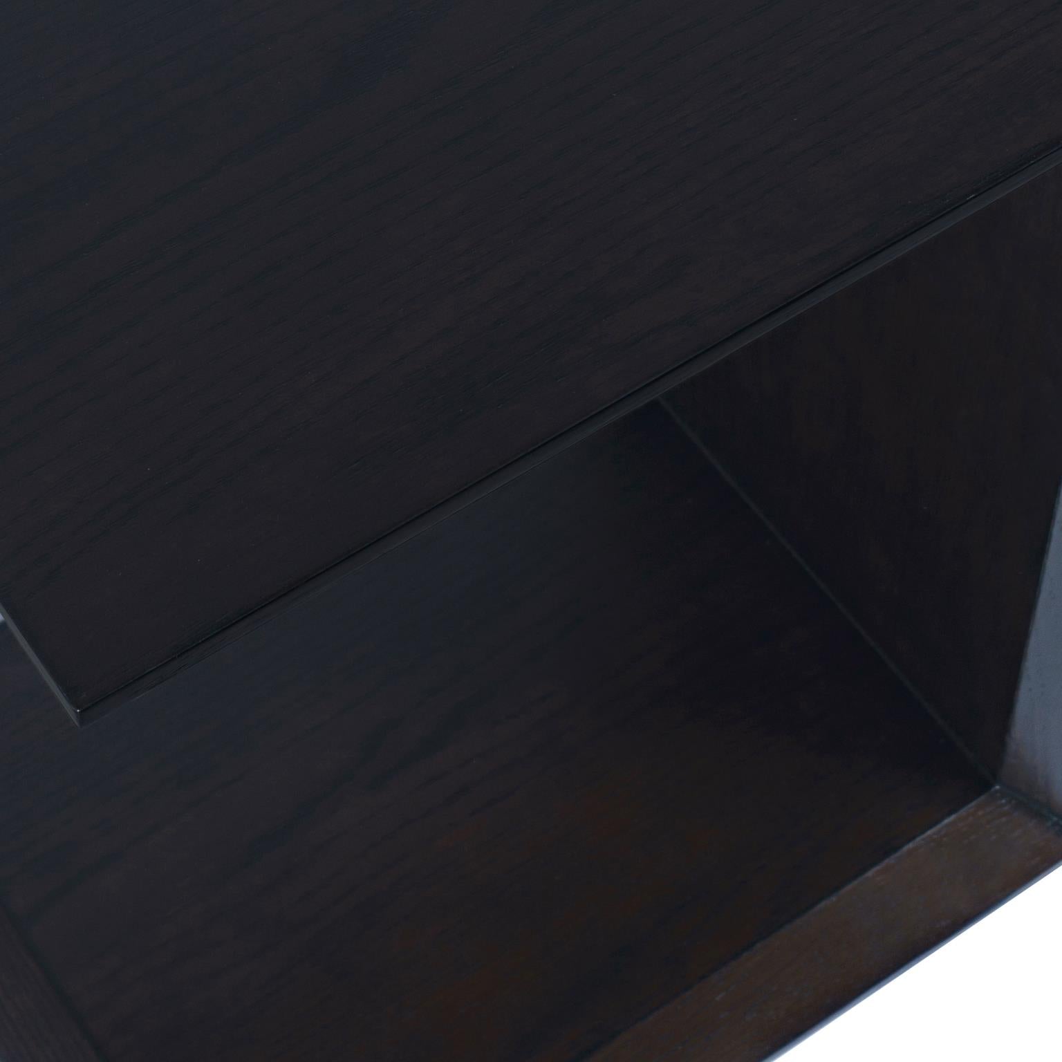 Soho C-Shaped Accent Table – Espresso