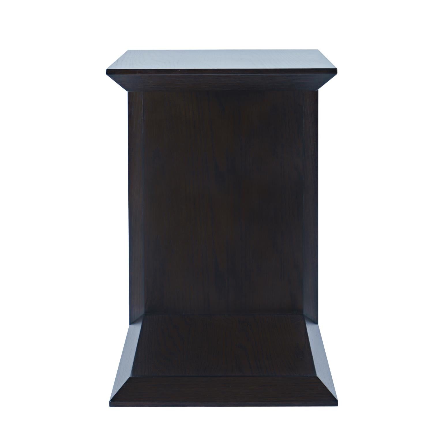 Soho C-Shaped Accent Table – Espresso