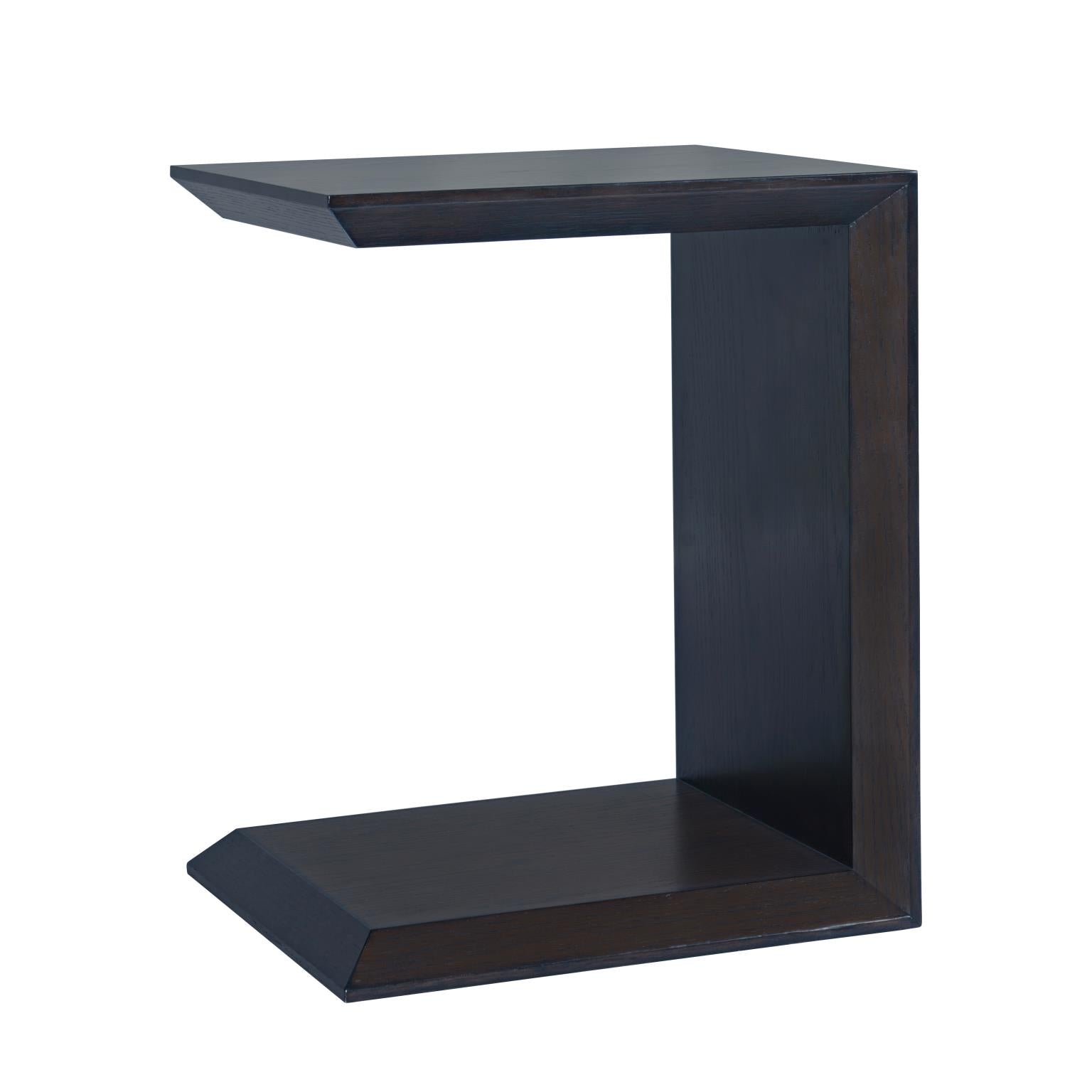 Soho C-Shaped Accent Table – Espresso