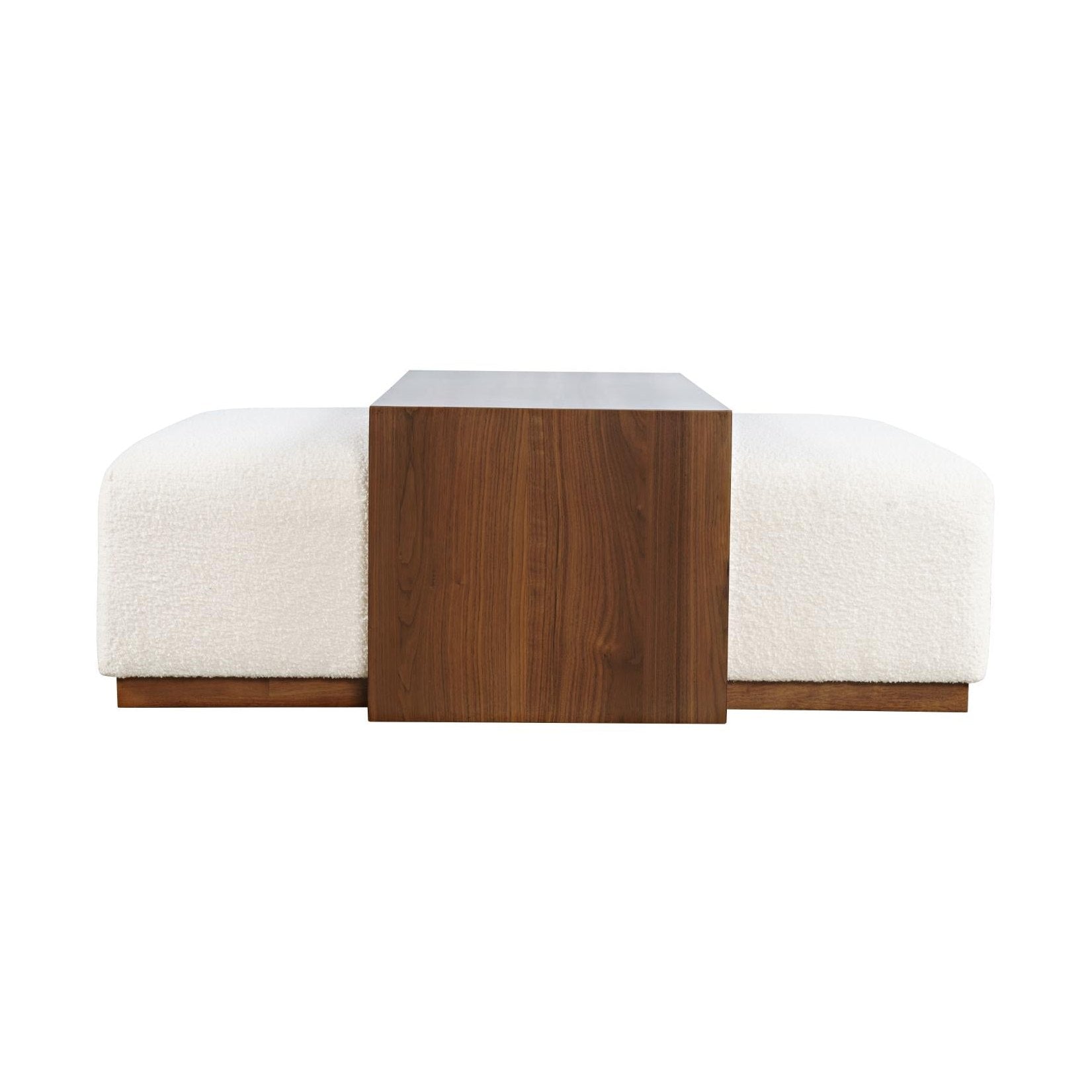 Hudson Sliding Ottoman w Caster Wheels and Table Top