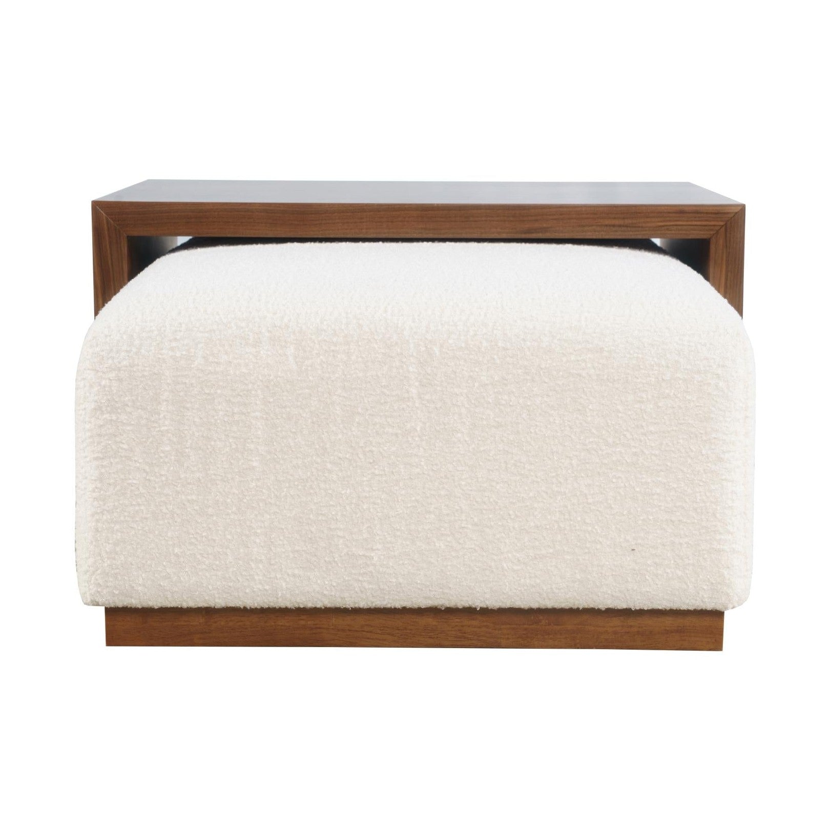 Hudson Sliding Ottoman w Caster Wheels and Table Top