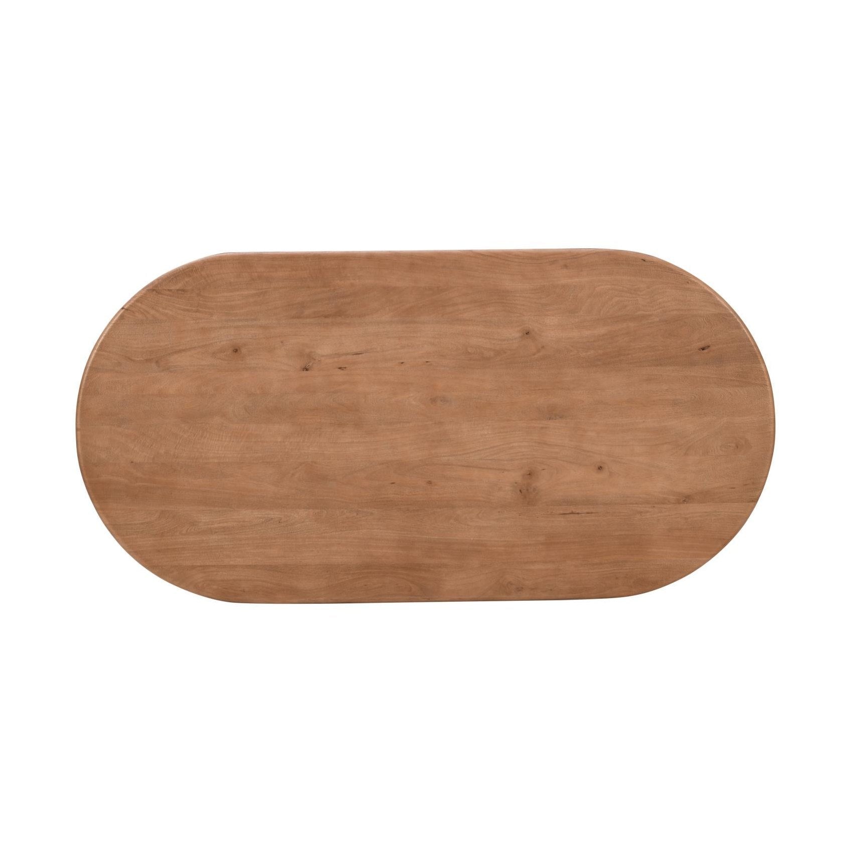 Breck 84" Double Pedestal Dining Table – Natural Oak