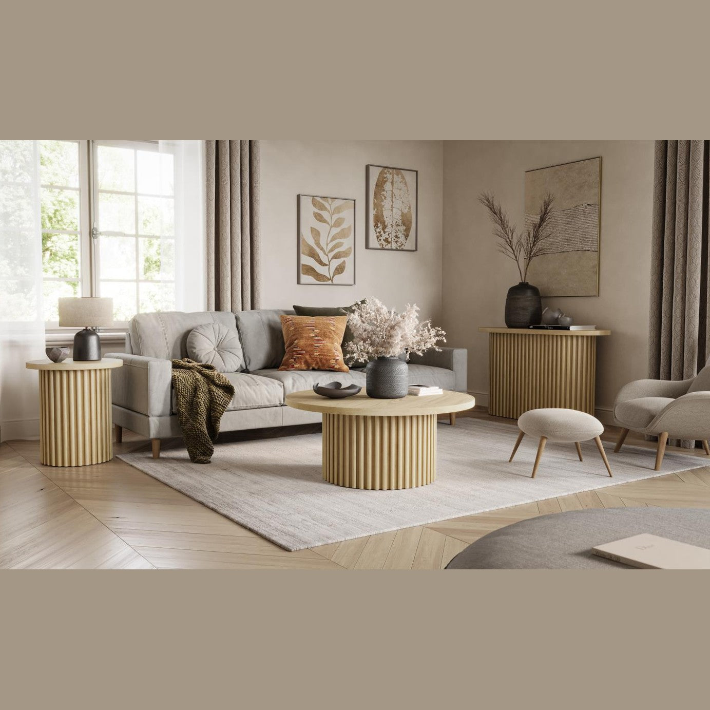 Auden Sofa Table - Natural