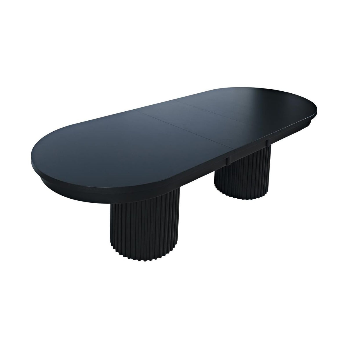 Auden 84"-102" Extendable Oval Dining Table – Black