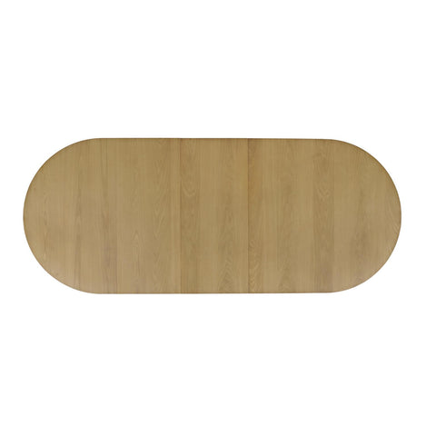 Auden 101" Double Pedestal Dining Table – Natural Oak Finish