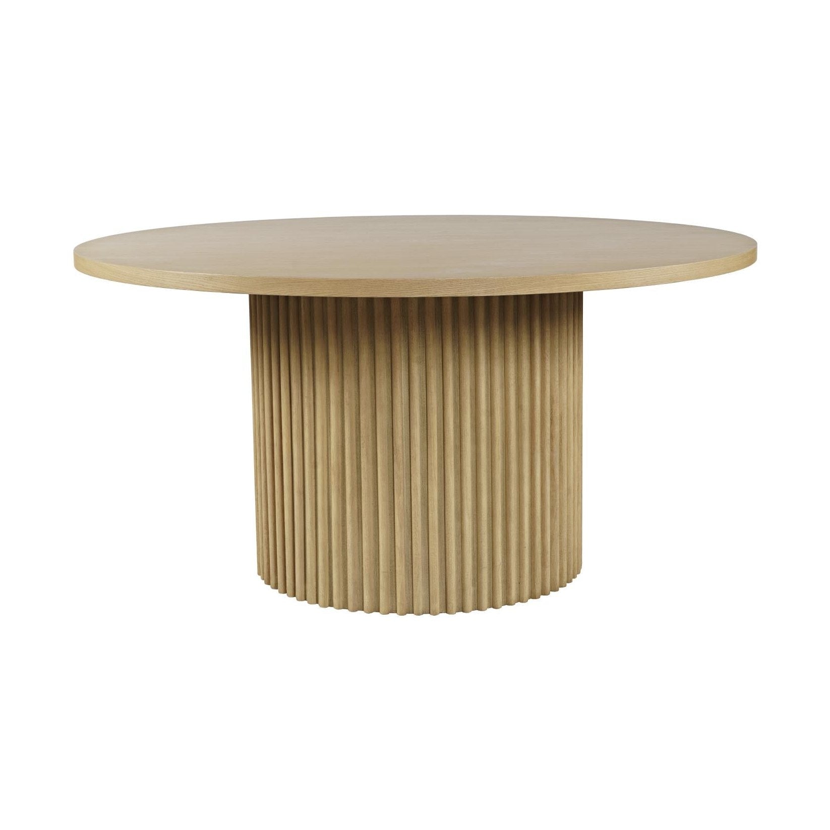 Auden 60" Round Dining Table – Natural Finish