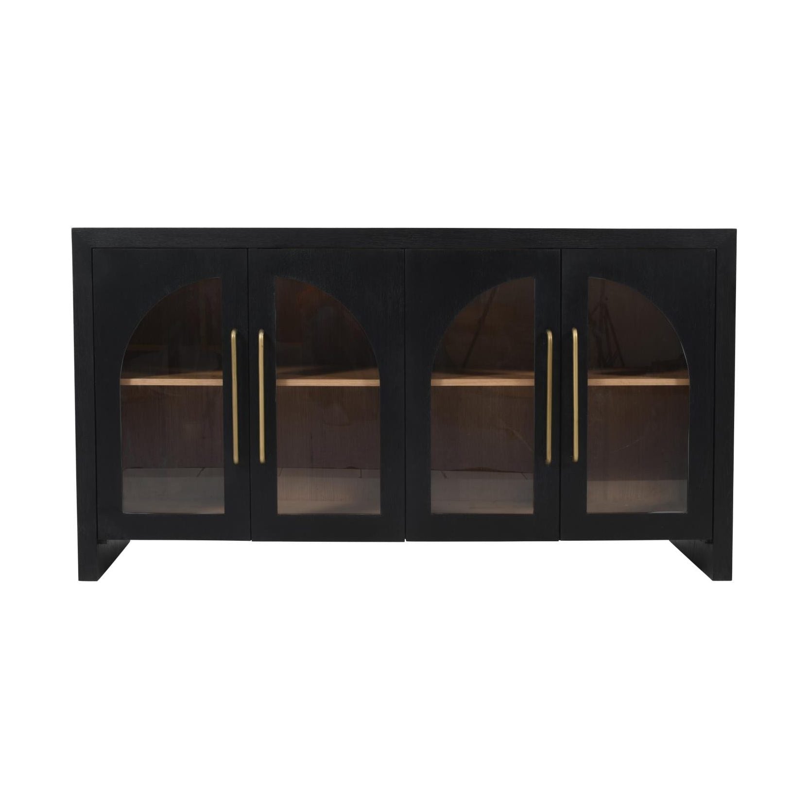 Archimedes 60" Console in Ebony Oak