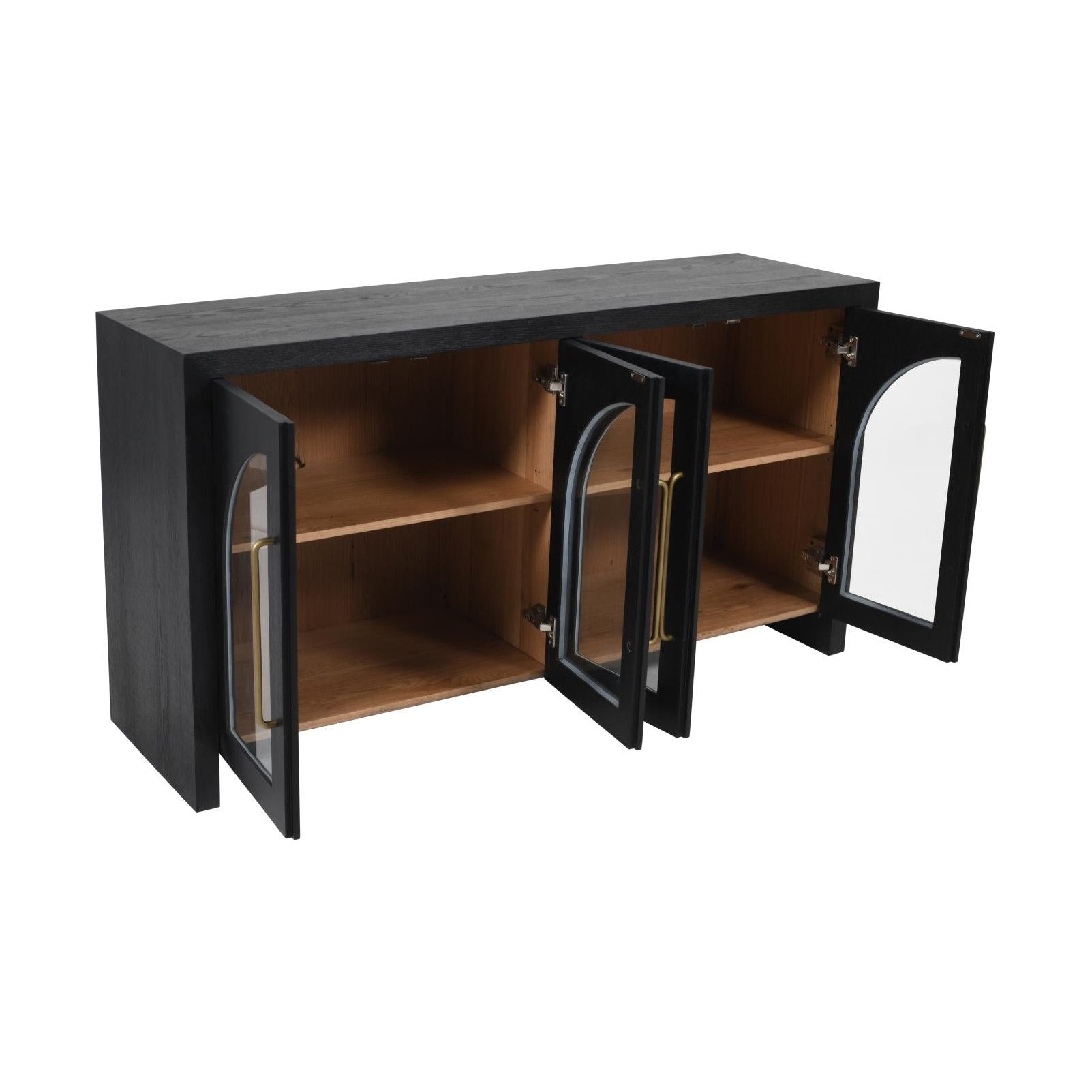 Archimedes 60" Console in Ebony Oak