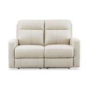 Minooka Zero Gravity Power Reclining Leather Loveseat with Power Headrests