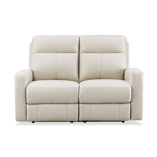 Minooka Zero Gravity Power Reclining Leather Loveseat with Power Headrests