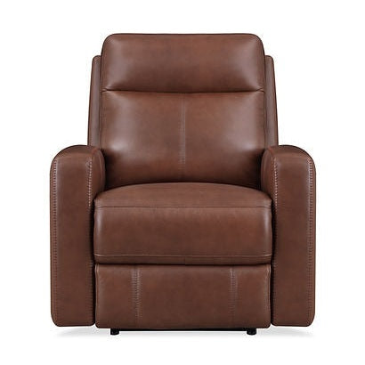 Minooka Zero Gravity Power Reclining Leather Chair with Power Headrest
