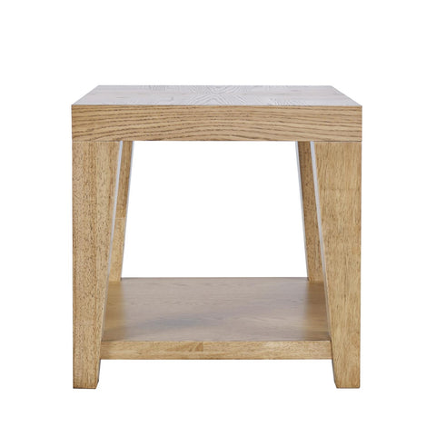 Laurel Creek Castered Leg End Table - Natural