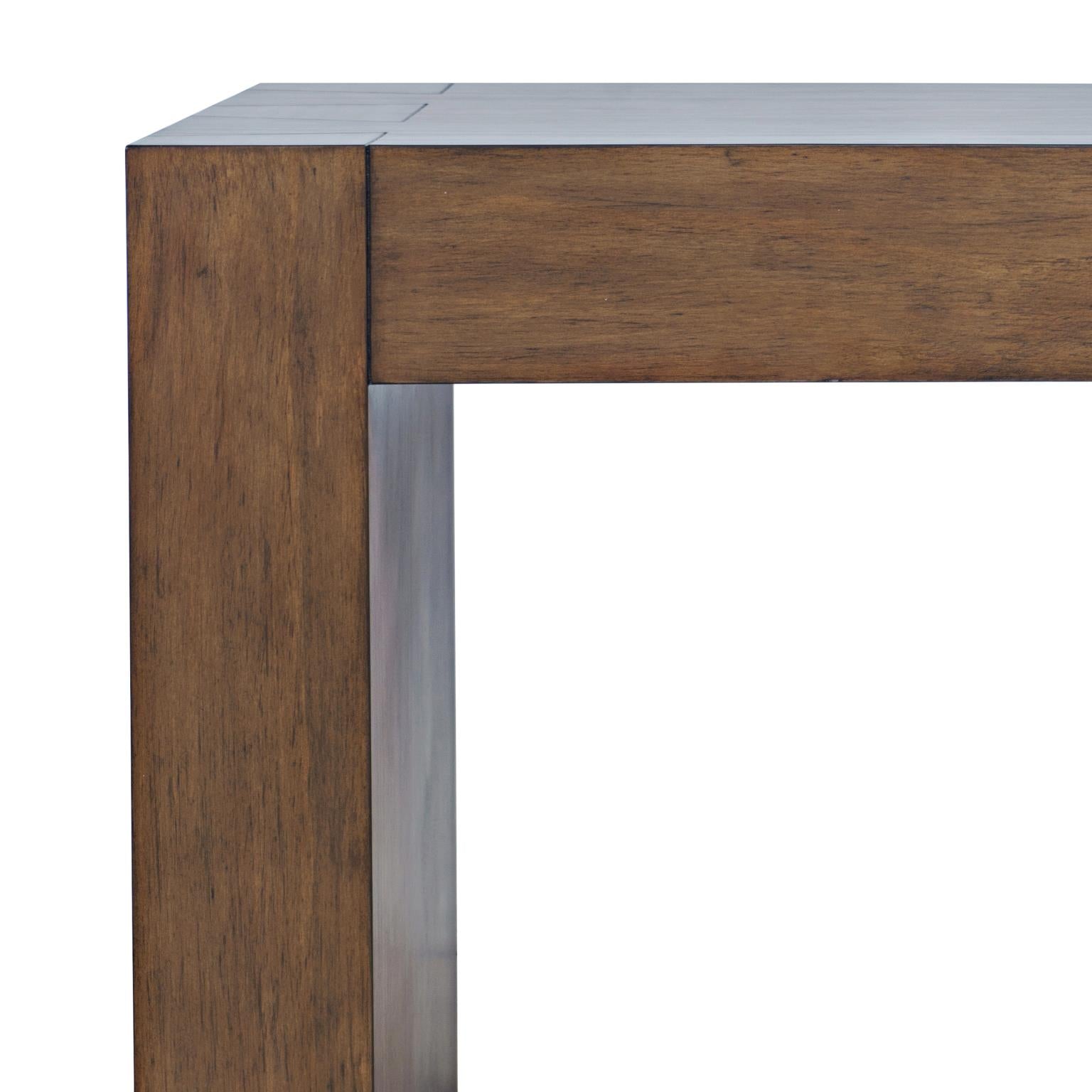 Taos Dovetailed Wood End Table – Chestnut
