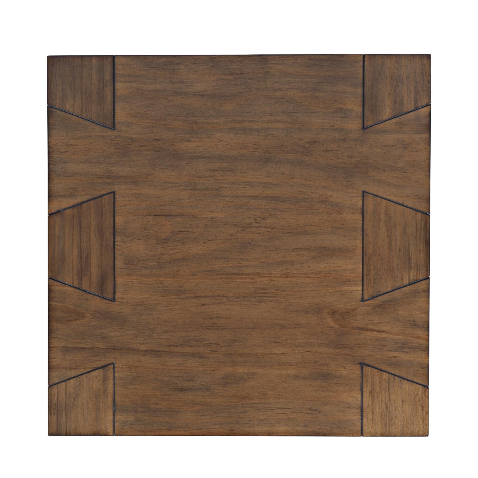Taos Dovetailed Wood End Table – Chestnut
