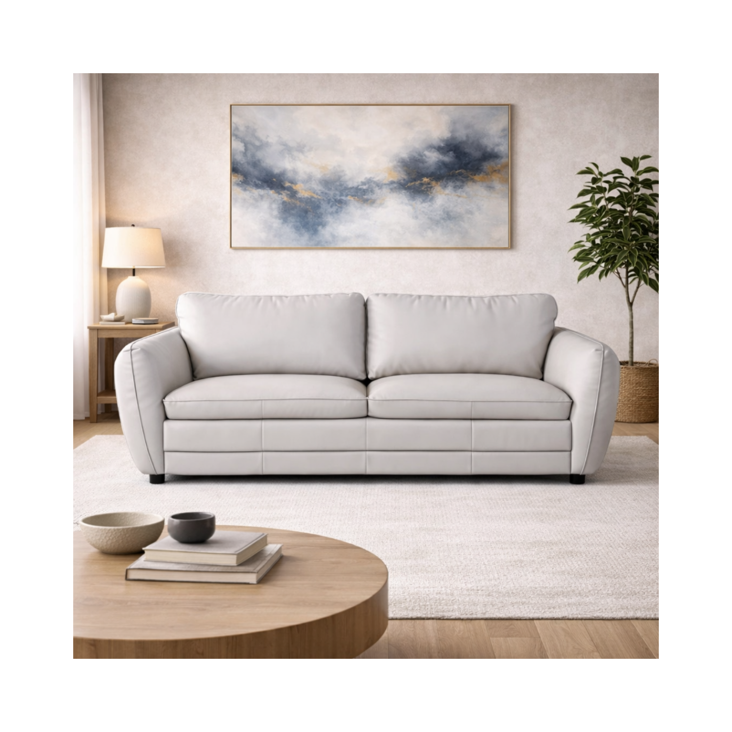 MERINO GENUINE LEATHER SOFA