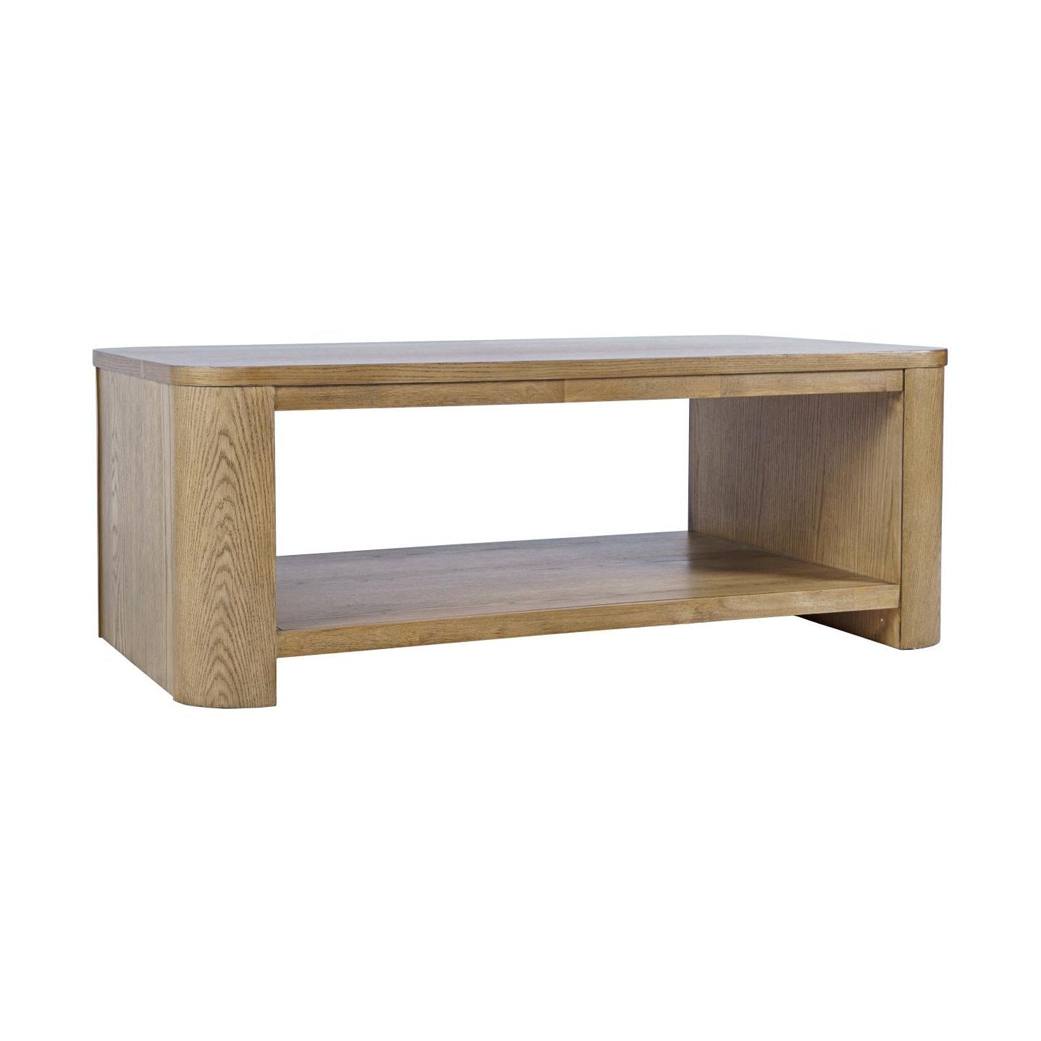 Janzen Castered Oak Coffee Table – Cascade Oak