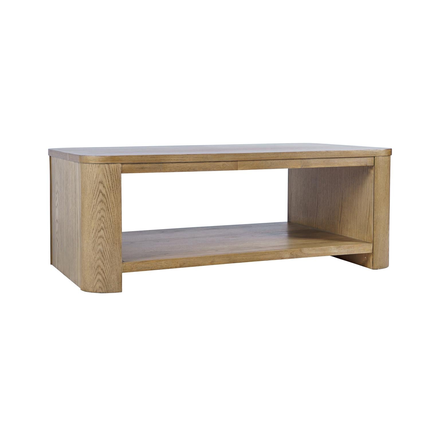 Janzen Castered Oak Coffee Table – Cascade Oak