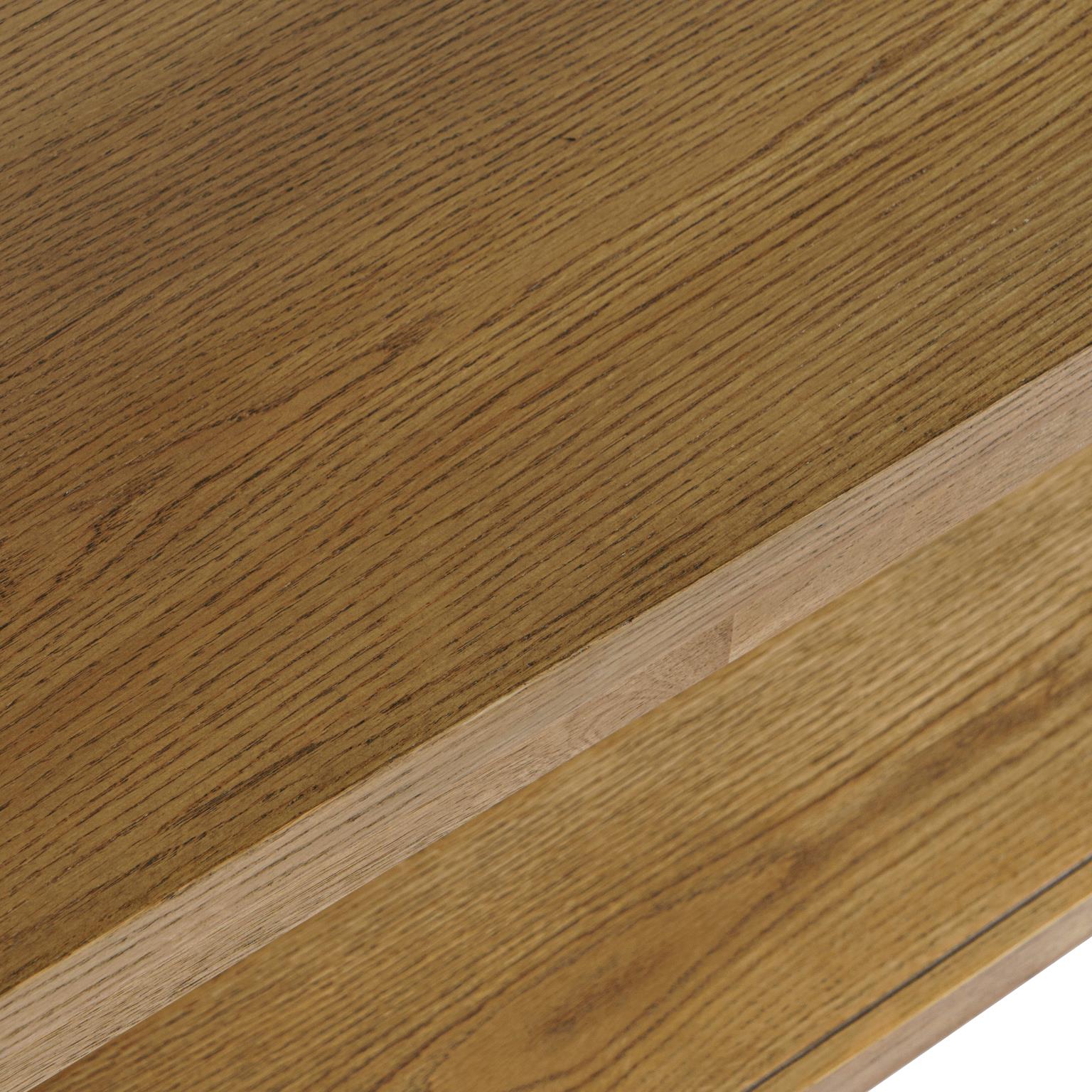 Janzen Castered Oak Coffee Table – Cascade Oak