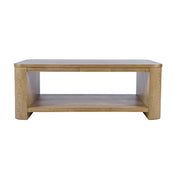 Janzen Castered Oak Coffee Table – Cascade Oak