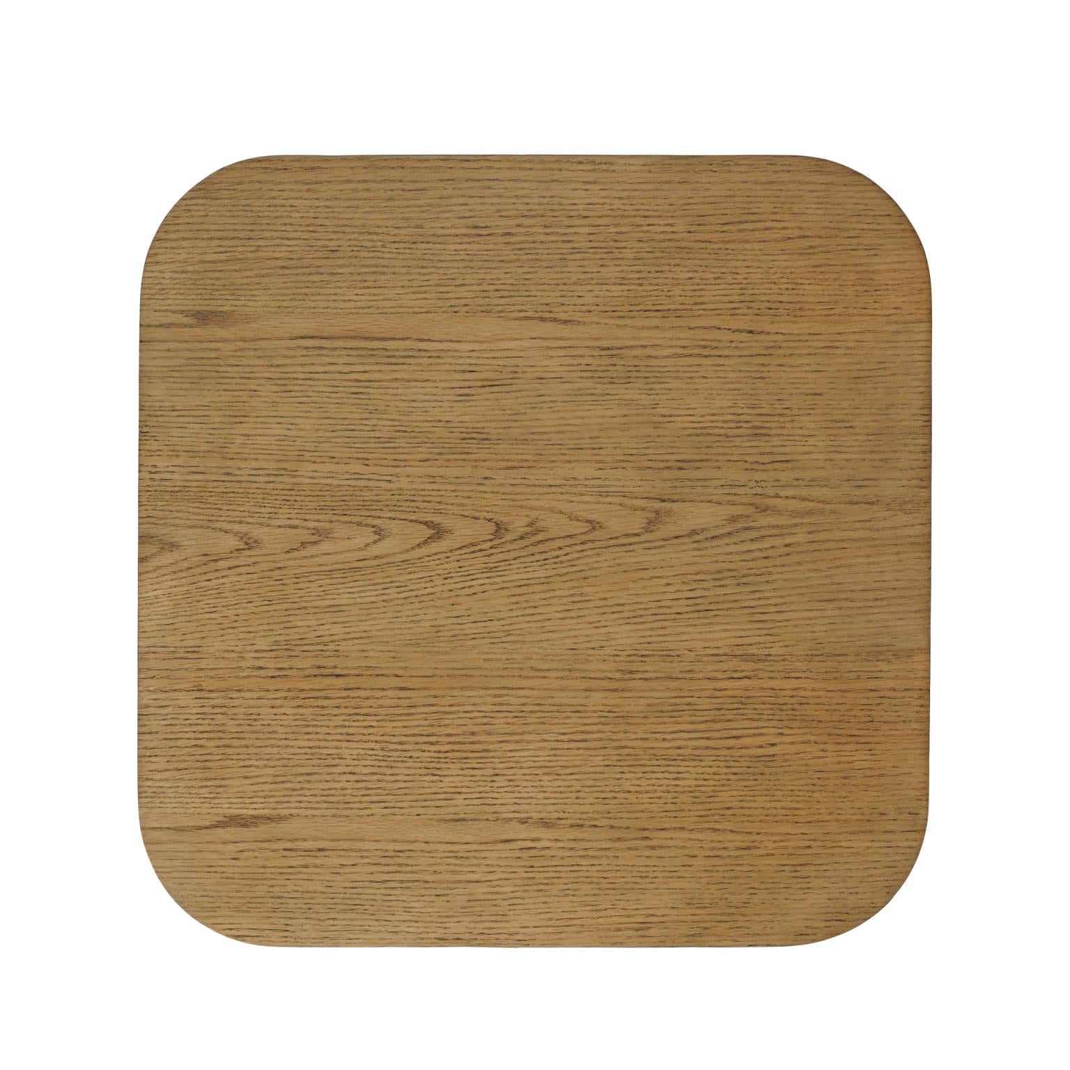 Janzen Oak End Table with Open Shelving – Cascade Oak