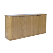 Janzen 68" Oak Storage Console – Cascade Oak