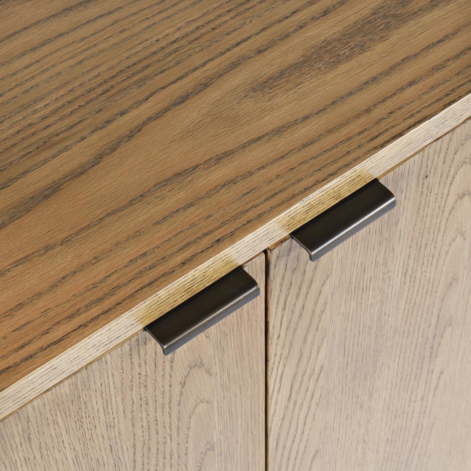 Janzen 68" Oak Storage Console – Cascade Oak