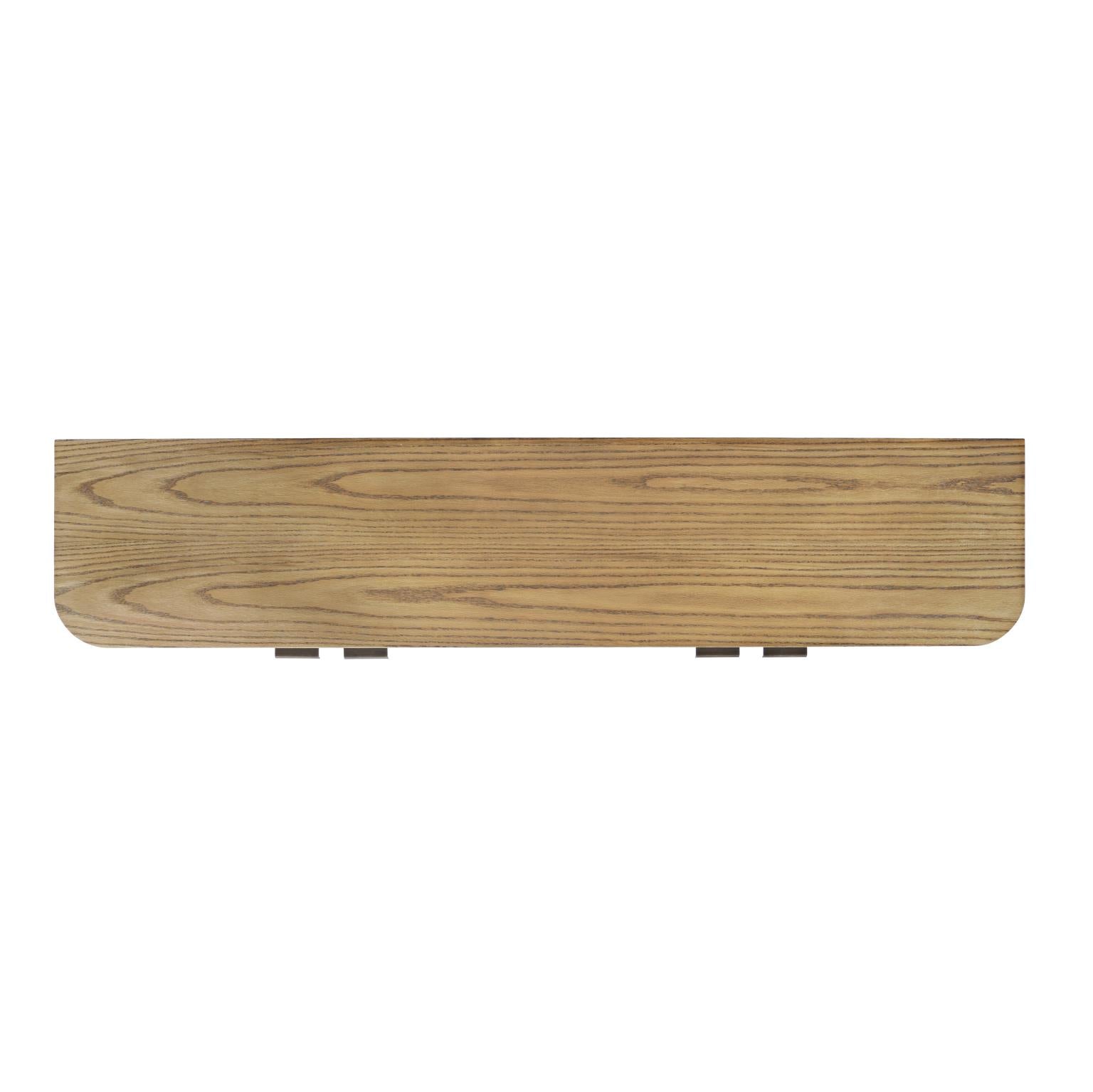Janzen 68" Oak Storage Console – Cascade Oak