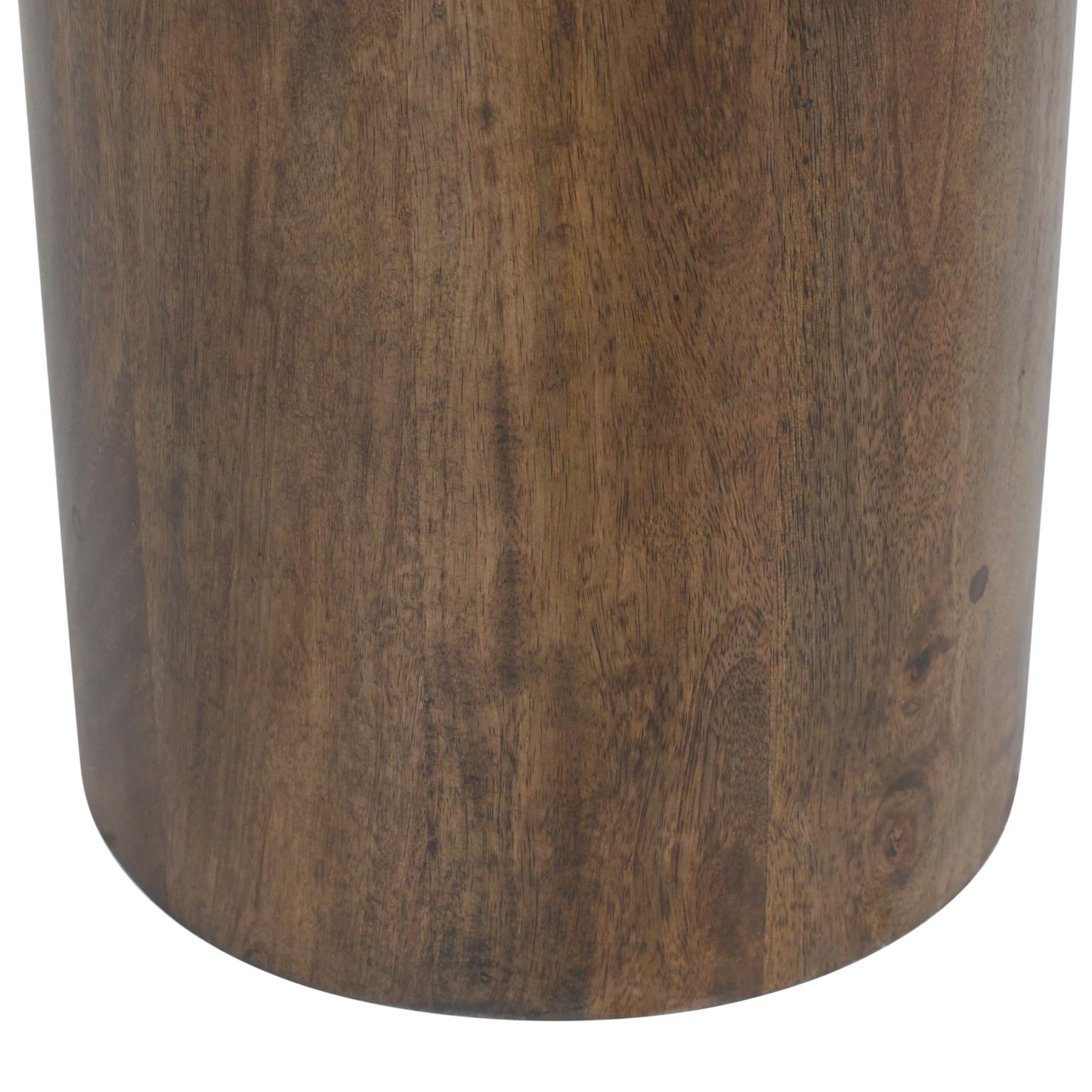 Mandara Solid Mango Wood Chairside Table