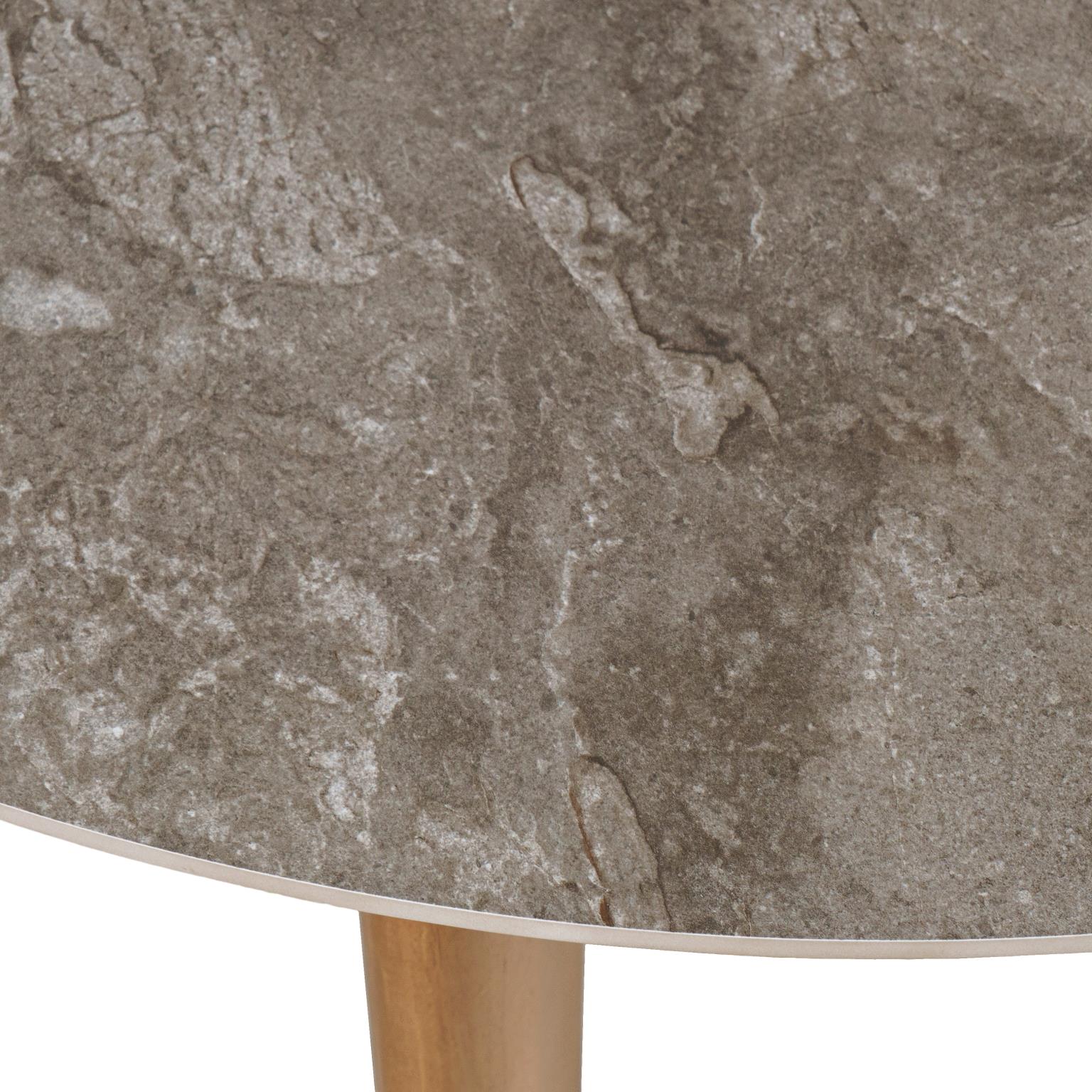 Sierrafina 47" Round Sable Stone Dining Table