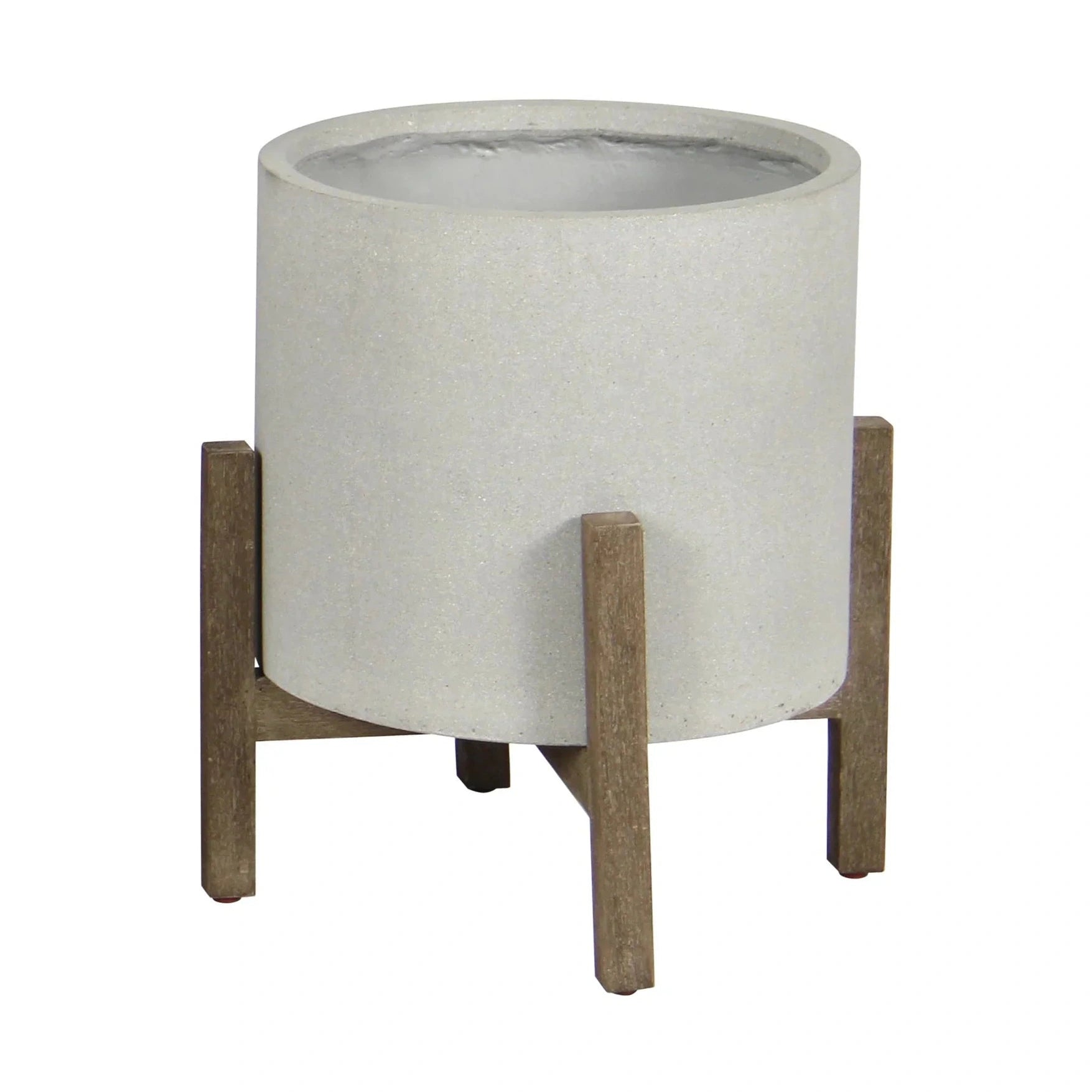 Zerith Round Standing Pot Stone