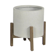 Zerith Round Standing Pot Stone