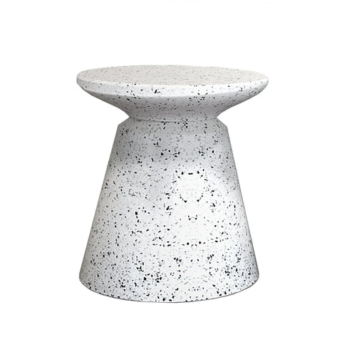 Concrete Mineral Side Table - Terrazzo