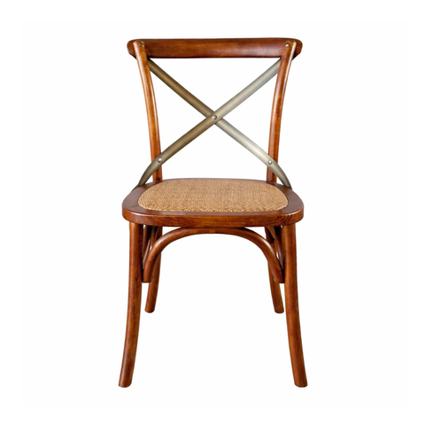 Wynric Back Chair w/ Rattan Seat