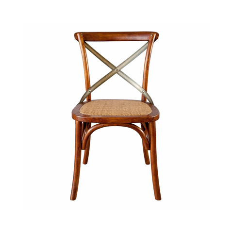 Wynric Back Chair w/ Rattan Seat