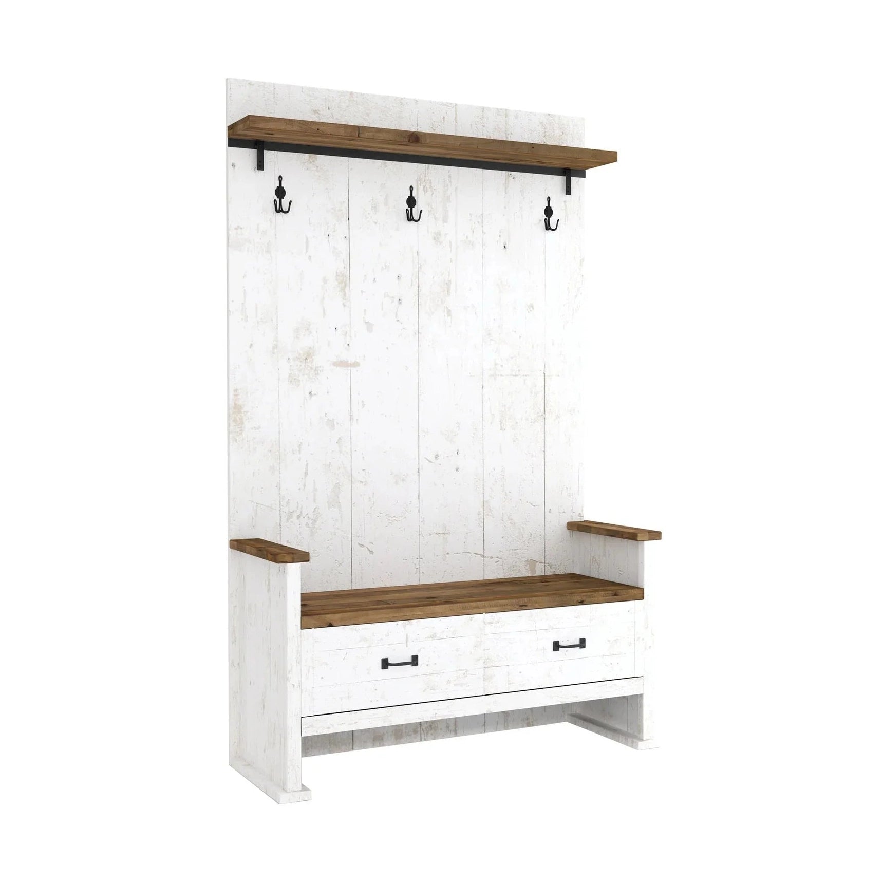 Lazrin Hall Bench 2 Drawer