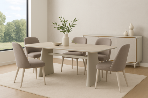 Kasia Ceramic Top Dining Table