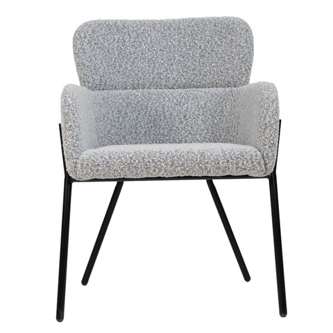Ethan Boucle' Dining Chair Grey