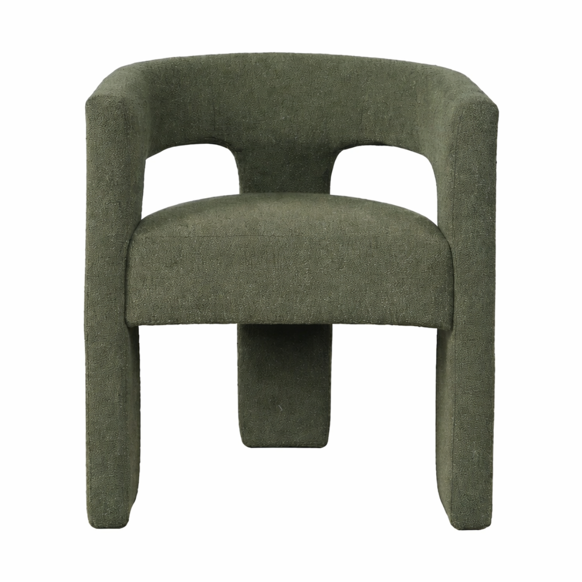 Sven Upholstered Dining Chair in Bouclé Fabric